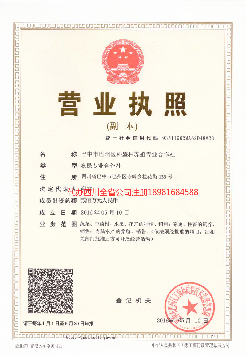 广东广东科盛种养殖专业合作社